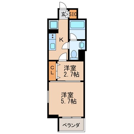 ブランシエスタ泉の物件間取画像